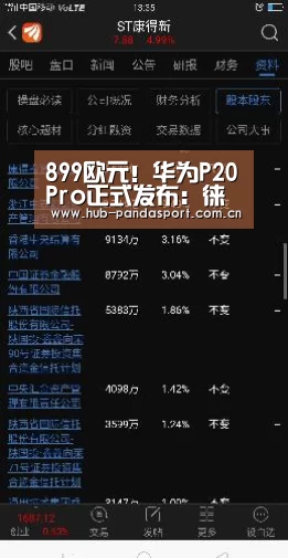 899欧元!华为P20Pro正式发布:徕卡三摄,拍照冠军“熊猫体育官网”(图4) 熊猫体育平台